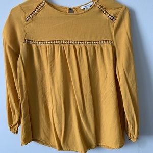 Forever 21 Mustard Yellow Blouse